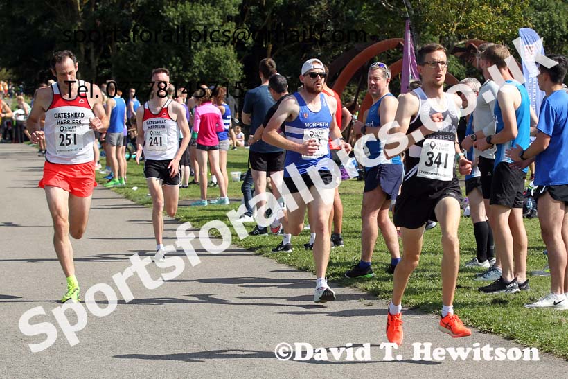 Senior Mens 2021 NECAA Road Relay Champs., Hetton Lyon Country Park, Hetton le Hole, County Durham. Photo: David T. Hewitson/Sports for All Pics